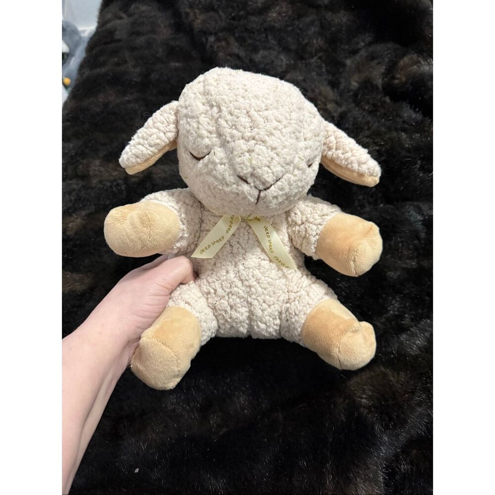 Cloud B Hugginz Lamb Sheep Plush Musical Crib 10" Stuffed Animal Toy -